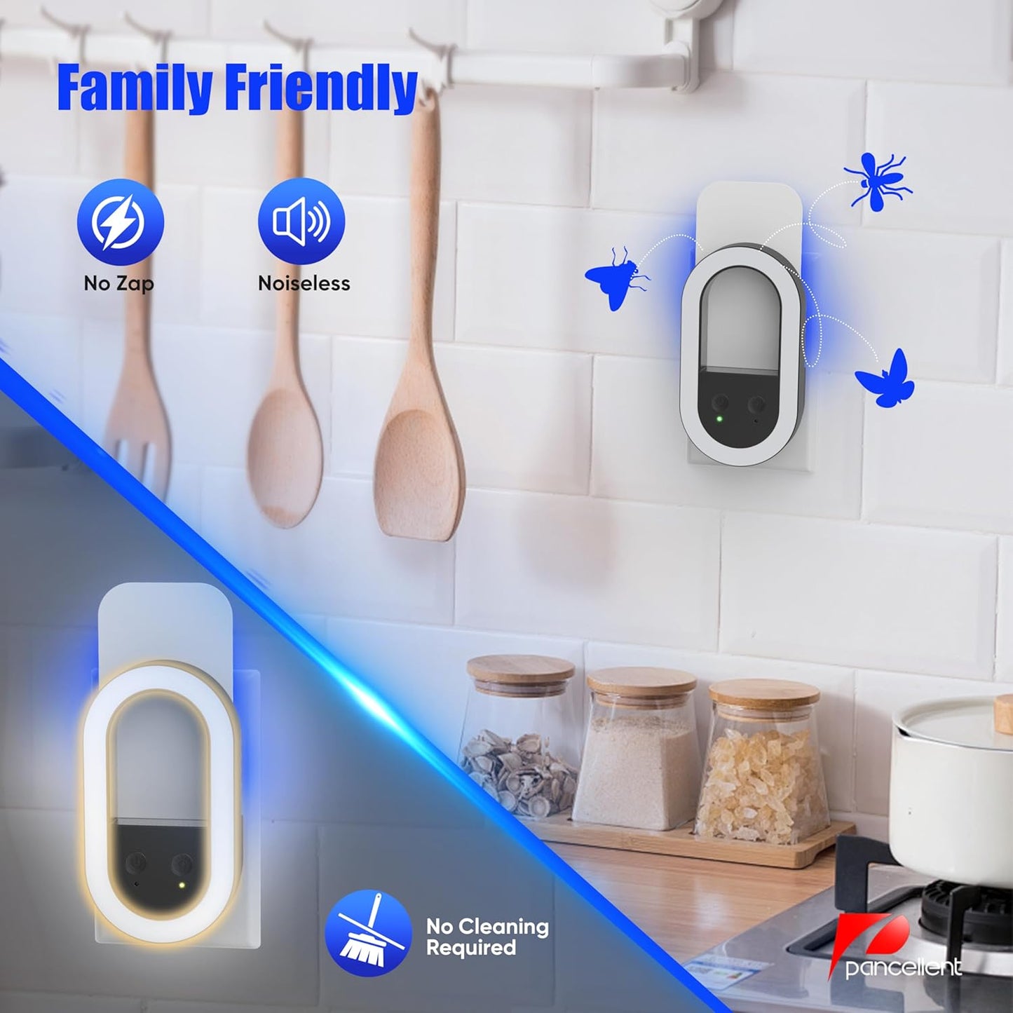 Indoor Bug Trap & Night Light Combo